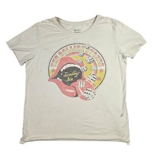Karma The Rolling Stones Tumbling Dice 1972 Touring Party Graphic TShirt XL